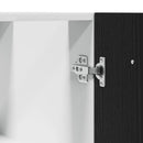 vidaXL Alsószekrény Fekete Tölgy 60x46x81,5 cm Forgácslap