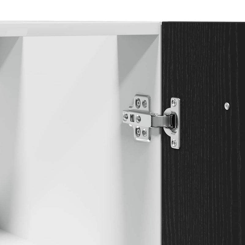 vidaXL Alsószekrény Fekete Tölgy 60x46x81,5 cm Forgácslap