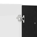 vidaXL fekete tölgyfa mosogató alsó szekrény 80 x 46 x 81,5 cm