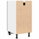 vidaXL Fiókos alsó szekrény Riga Musta tammi 40 x 46 x 81,5 cm Faanyag