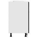 vidaXL Függő szekrény fiókkal Fekete tölgy 60 x 46 x 81,5 cm Faanyag