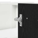 vidaXL Sarok Alsó Szekrény Riga Musta tammi 75,5 x 75,5 x 81,5 cm