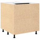 vidaXL Sarok Alsó Szekrény Riga Musta tammi 75,5 x 75,5 x 81,5 cm