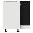 vidaXL Sarok Alsó Szekrény Riga Musta tammi 75,5 x 75,5 x 81,5 cm