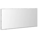 vidaXL Tükör Magas szürke sonoma 80 x 37 cm Üveg és Műszaki Fa