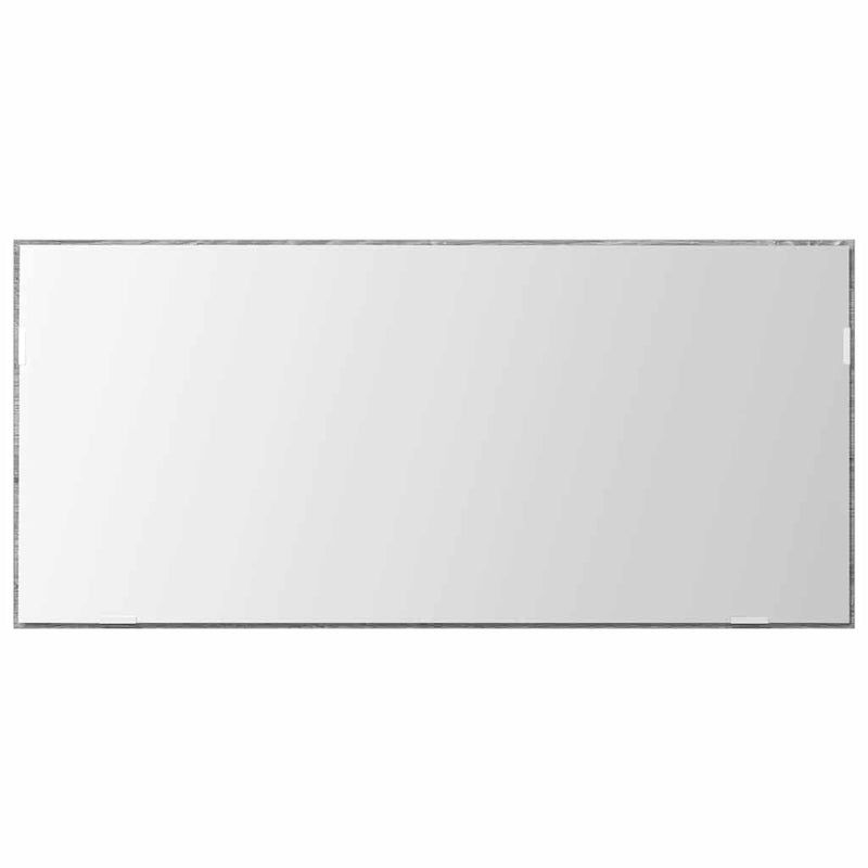 vidaXL Fürdőszobai tükör Magas szürke sonoma 80 x 8.5 x 37 cm Faanyag