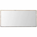 vidaXL Tükör LED -es lámpákkal Régi fa 80 x 37 cm Üveg és Műszaki Fa