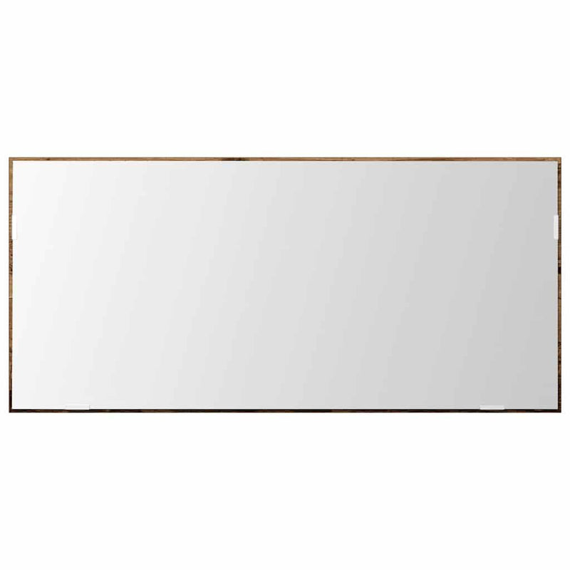 vidaXL Fürdőszobai tükör tükörrel Régi fa 80 x 8.5 x 37 cm Faanyag