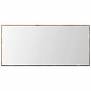 vidaXL Tükör LED -es lámpákkal Régi fa 80 x 37 cm Üveg és Műszaki Fa