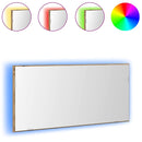 vidaXL Tükör tükörrel kézműves tölgy 80 x 37 cm Üveg és Műszaki Fa