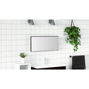 vidaXL Tükör tükörrel Musta tammi 80 x 37 cm Üveg és Műszaki Fa