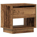vidaXL Éjjeliszekrény fiókkal Öreg fa 45 x 34 x 44 cm Faanyag