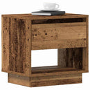 vidaXL Éjjeliszekrény fiókkal 2 pcs Öreg fa 45 x 34 x 44 cm Faanyag