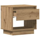 vidaXL Éjjeliszekrény 2 pcs Artisan tölgy 45 x 34 x 44 cm Faanyag