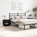 vidaXL Éjjeliszekrény 2 pcs Musta tammi 45 x 34 x 44 cm Faanyag