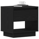 vidaXL Éjjeliszekrény 2 pcs Fekete tölgy 45 x 34 x 44 cm Faanyag