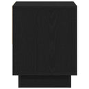 vidaXL Éjjeliszekrény 2 pcs Musta tammi 45 x 34 x 44 cm Faanyag
