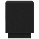 vidaXL Éjjeliszekrény 2 pcs Fekete tölgy 45 x 34 x 44 cm Faanyag