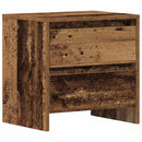 vidaXL Éjjeliszekrény fiókkal 2 pcs Öreg fa 45 x 34 x 44,5 cm Faanyag
