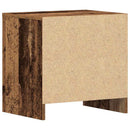 vidaXL Éjjeliszekrény fiókkal 2 pcs Öreg fa 45 x 34 x 44,5 cm Faanyag