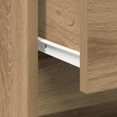 vidaXL Éjjeliszekrény fiókkal kézműves tölgy 45 x 34 x 44.5 cm Faanyag