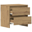 vidaXL Éjjeliszekrény 2 pcs Artisan tölgy 45 x 34 x 44,5 cm Faanyag