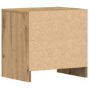 vidaXL Éjjeliszekrény 2 pcs Artisan tölgy 45 x 34 x 44,5 cm Faanyag