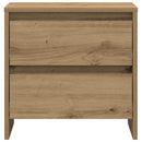 vidaXL Éjjeliszekrény 2 pcs Artisan tölgy 45 x 34 x 44,5 cm Faanyag