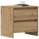 vidaXL Éjjeliszekrény 2 pcs Artisan tölgy 45 x 34 x 44,5 cm Faanyag