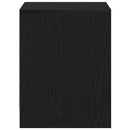 vidaXL Éjjeliszekrény fiókkal Fekete tölgy 45 x 34 x 44,5 cm Faanyag
