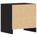 vidaXL Éjjeliszekrény 2 pcs Fekete tölgy 45 x 34 x 44,5 cm Faanyag