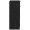 vidaXL Fürdőszoba Székény fiókkal Musta tammi 32 x 34 x 90 cm Faanyag