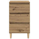 vidaXL Éjjeliszekrény fiókkal kézműves tölgy 40 x 35 x 70 cm Faanyag