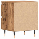 vidaXL Éjjeliszekrény fiókkal 2 pcs Öreg fa 40 x 35 x 50 cm Faanyag