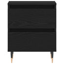 vidaXL Éjjeliszekrény fiókkal Fekete tölgy 40 x 35 x 50 cm Faanyag