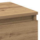 vidaXL Éjjeliszekrény 2 pcs kézműves tölgy 40 x 35 x 50 cm Faanyag