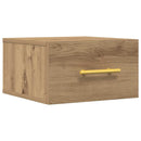vidaXL Éjjeliszekrény kézműves tölgy 35 x 35 x 20 cm Faanyag