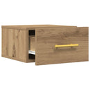vidaXL Éjjeliszekrény kézműves tölgy 35 x 35 x 20 cm Faanyag