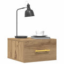 vidaXL Éjjeliszekrény kézműves tölgy 35 x 35 x 20 cm Faanyag