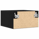 vidaXL Éjjeliszekrény 2 pcs Fekete tölgy 35 x 35 x 20 cm Faanyag