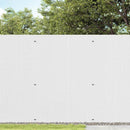 vidaXL kétoldalas fehér PVC kerti kerítés 1,8 x 3 m