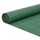 vidaXL kétoldalas zöld kerti kerítés 1,8 x 3 m PVC