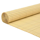 vidaXL kétoldalas sárga PVC kerti kerítés 1,8 x 3 m
