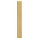 vidaXL kétoldalas sárga PVC kerti kerítés 1,8 x 3 m