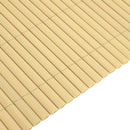 vidaXL kétoldalas sárga PVC kerti kerítés 1,8 x 3 m
