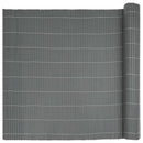 vidaXL kétoldalas szürke PVC kerti kerítés 1,8 x 3 m