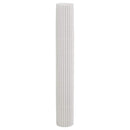vidaXL kétoldalas fehér PVC kerti kerítés 1,8 x 5 m