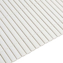 vidaXL kétoldalas fehér PVC kerti kerítés 1,8 x 5 m