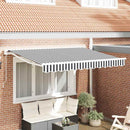 vidaXL Napernyő keret Antracit és Fehér 250 x 200 cm