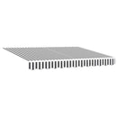 vidaXL Napernyő keret Antracit és Fehér 250 x 200 cm